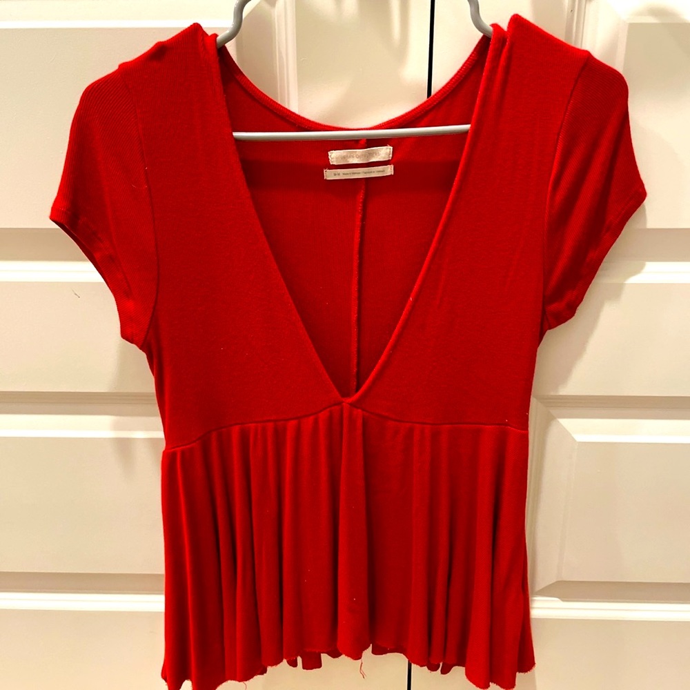 Urban Outfitters Red Top
